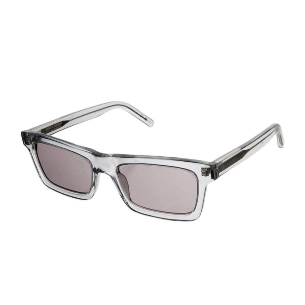 Saint Laurent Transparent Sunglasses with Pink Tint - Picture 5 of 6